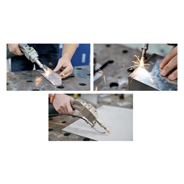 Cypcut Control System Handheld Laser Welder for Portable Fiber Welding at 1080nm Wavelength