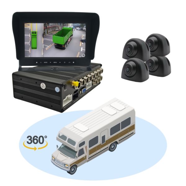 360 Degree AI MDVR System for Agricultural Machinery Equipment Vehicles with Intuitive Safety Tips and Driving