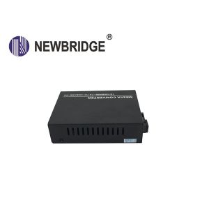 10/100M optic Media Converter Dual Fiber Single mode with 2 RJ45 ports IP switch