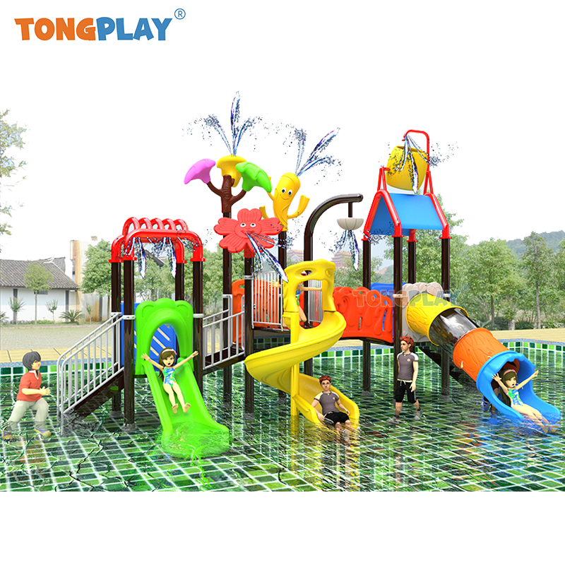 Cheap Price Funny Splash Game Water Park Swimming Pool Plastic Water Slide Amusement Park Water Play Equipment