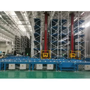 High Speed Electric Powered Stacker Palletizing Robot Stacker Crane Overload