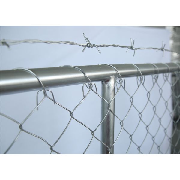 chain mesh temporary construction fence 8ft x 12ft mesh 2-3/8 inch mesh opening