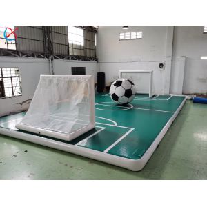 Customized Football Field Interactive Sport Games Inflatable Water Soccer Field