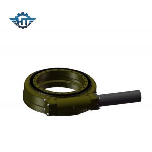 China Horizontal Enclosed Small Slew Drive With 24VDC Motor With For Tilted Solar Trackers on sale