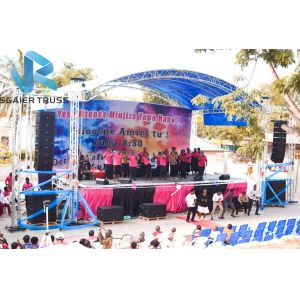 China Outdoor Arch On Stage Lighting Truss , Display Decoration Aluminum Box Truss on sale