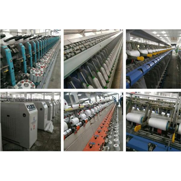 High Strength Polyester Spun Raw White Yarn 20s Count Anti - Pilling For Sewing Sofa