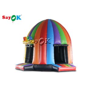 Best Inflatable Tent 5x4x3.8mH Inflatable Disco Dome Bouncy Castle With Magic