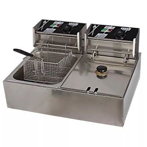 Button Control Commercial Deep Fryer for Restaurants and Food Courts 2L 2.5L 3L