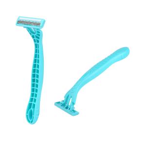 Cheap Personal Care 3 Blade Razors , Plastic Multi Blade Safety Razor Any Color Optional for sale