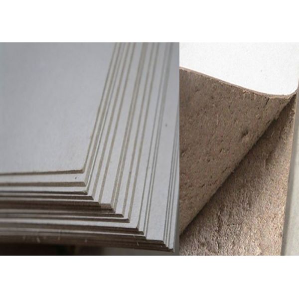 Quality Environmently Book Cover Strawboard Paper 2.03mm /1300g with Full Side Grey wholesale