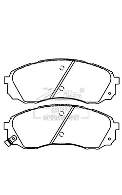 Quality Ceramic Hyundai Starex Brake Pads 58101-4DE00 For SUM Braking System wholesale