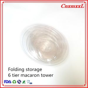 6 tier macaron tower wholesale macaron tower case macaron package