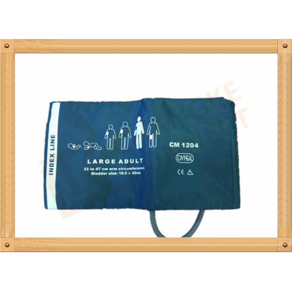 Quality Large Adult Green Non Invasive Blood Pressure Cuff  Reusable NIBP cuff Light Green wholesale