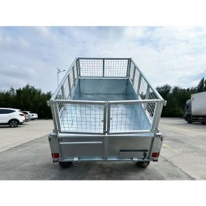 Single Axis 8x5 Hydraulic Tipper Trailer Fully Welded Dump Box Trailers