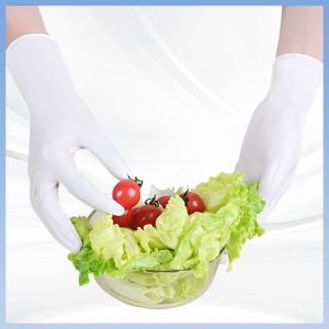 White Latex Gloves Disposable Latex Gloves For Maximum Durability
