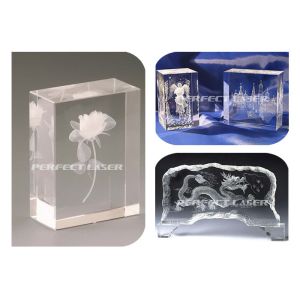 Handicraft Trophy Crystal Small 3D Laser Engraver