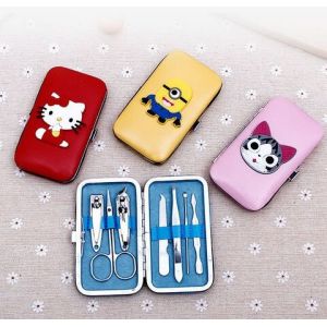 China Cartoon manicure tools seven in one set on sale