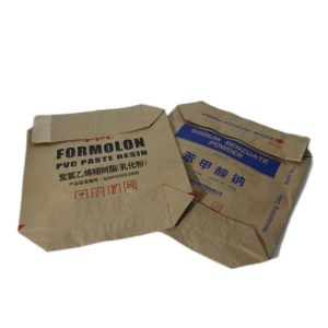 Customized Valve Industrial Multiwall Paper Bags Gravure Printing Shape Customization