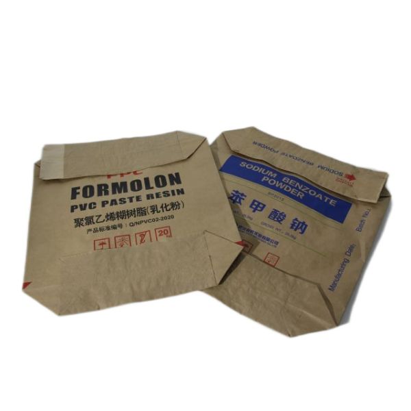 Quality Customized Valve Industrial Multiwall Paper Bags Gravure Printing Shape Customization wholesale