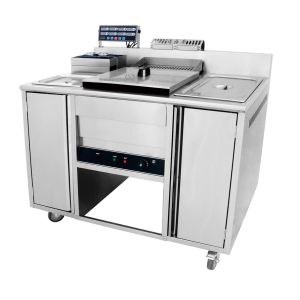 Cheap Custom Commercial Stainless Steel Deep Fryer For Potato Chips Chicken Donut Chips for sale