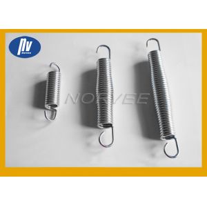White Zinc Plateds Helical Torsion Spring Left / Right Coils With Hook