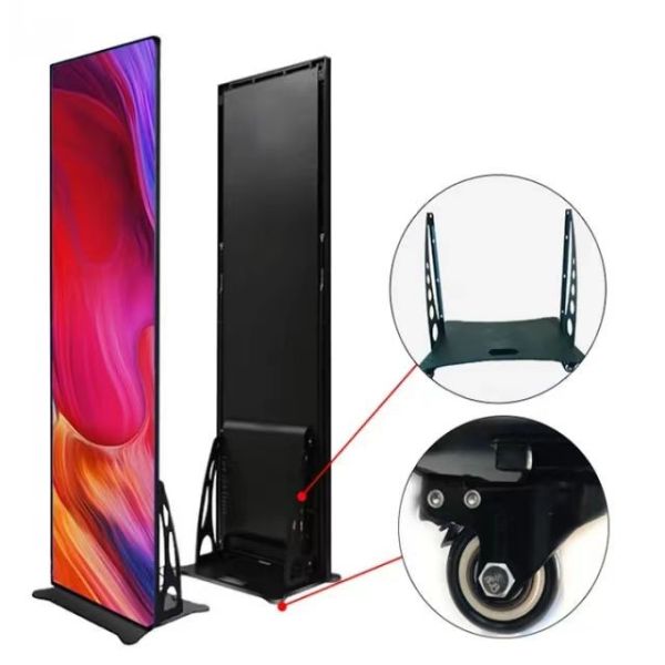 LED Poster Display P2.5 Movable Easy Carry Indoor LED Poster Display Screen LED