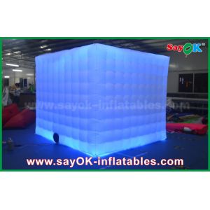 Inflatable Photo Booth Rental Oxford Clothes One Door Led Strip Inflatable Photo