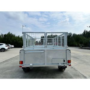 Single Axis 8x5 Hydraulic Tipper Trailer Fully Welded Dump Box Trailers