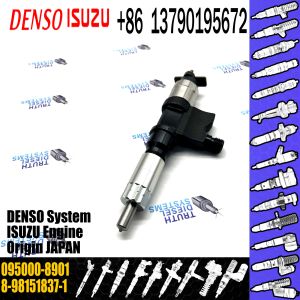 Quality 4HK1 6HK1 engine injector 8-98151837-1 common rail fuel injector 095000