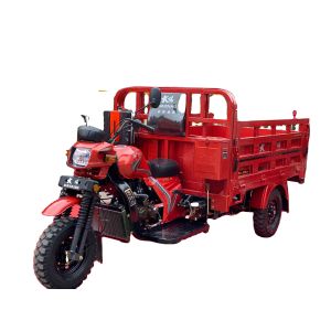 200cc Heavy Loading Motorized Cargo Tricycles with Open Body Type and 180 Brake