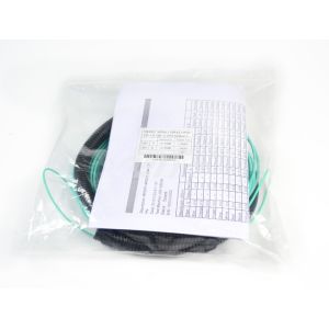 Fiber Optical OM3 MPO/MTP Patch Cord Round Fiber Cable With Pulling Eye / Socket