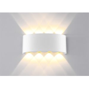 8 W LED Wall Sconce Up Down Lights Aluminum Black White Nordic Modern Design