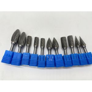 Cheap Tungsten Carbide Rotary Burrs for Woodworking Carving 1/4 Inch Shank Double Single Cut for sale