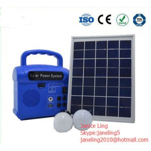 China Mini stand alone solar lighting system green energy for home using lighting & charging on sale