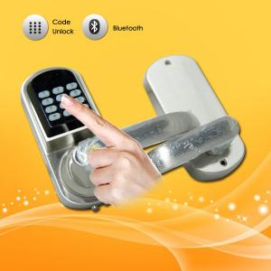 Cheap Digital Fingerprint Door Lock System , Electronic Door Locks For Homes for sale