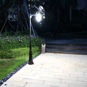 LED Apple Street Decorative Split Solar Street Light For Garden Park 40W 60W 80W