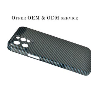 Ultra Thin Glossy Aramid Fiber Phone Case For iPhone 13, 13 Mini, 13 Pro, 13 Pro