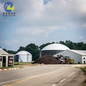 Customizable Weather Resistant Biogas Balloon Storage For Wastewater Treatment