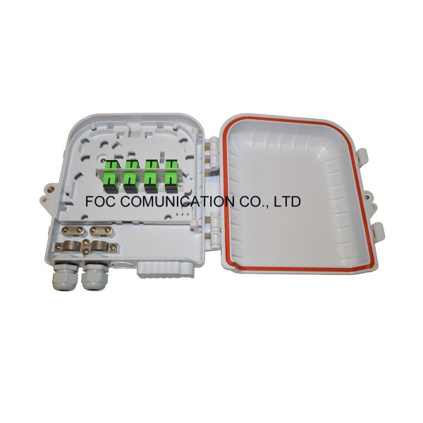 Quality Optical Fiber Termination Box Fiber Optic Patch Panel 12 Core For Mini Tube Type PLC Splitter 1*8 wholesale
