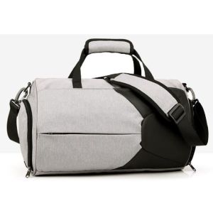 China Nylon Gym Duffel Bag With Wet Pocket / Shoes Compartment on sale