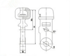 Overhead Transmission Line Hardware Fittings High Tensile Strength Featuring