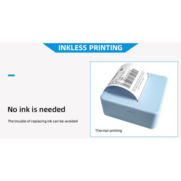 Portable Small Thermal Printer 58mm Mini Thermal Receipt Printer Wireless