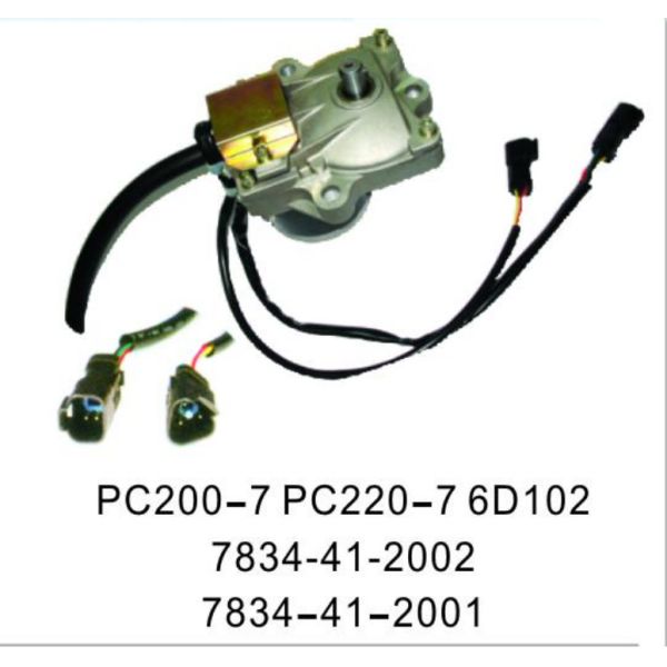 Quality 7834-41-2001 Throttle Motor 7834412002 For PC130-7  pc200-7 pc220-7 6d102 Excavator wholesale