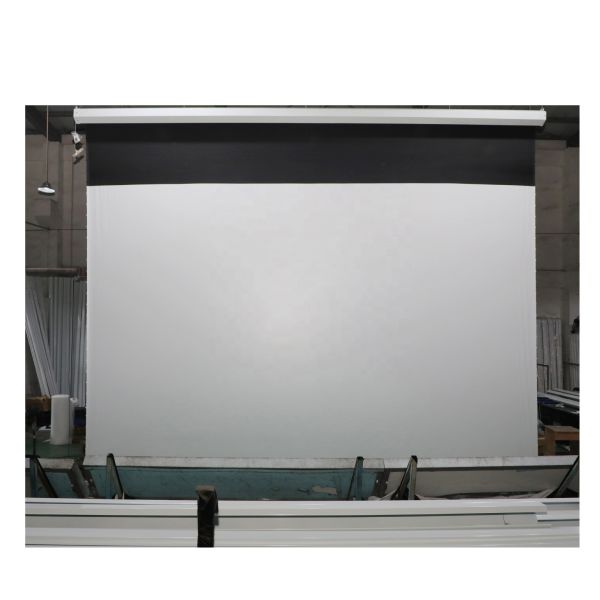 300 Inch Electric Projector Screen Tab Tensioned Motorized Projection Screen For