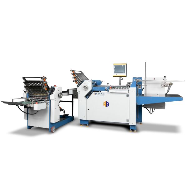 Quality 3.8KW Leaflet Cross Fold Paper Folding Machine For Printing Industry Folding And Inserting Machine wholesale