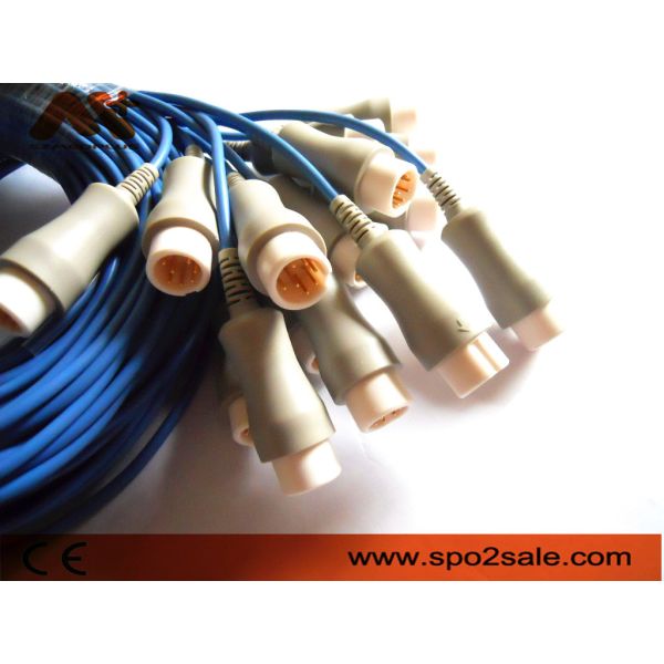 Datex Mindray Spo2 Cable szmedplus Spo2 Extension Cable Grey