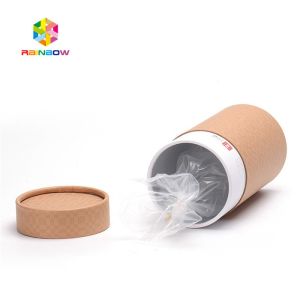 Recycle Printed CBD Bottles Paper Box Packaging Cardboard Paper Tube Laminated