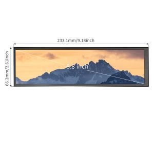 8.8 Inch Car Capacitive Touch Screen Display 600Cd/M2 480X1920 USB HDMI