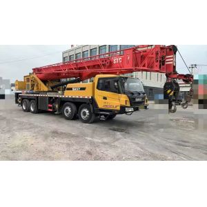 Cheap 2018 Sany Used Truck Crane STC350T 35t with 16m Jib Length and Weichai Engine for sale