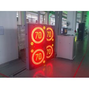 Digital Radar IP65 VMS Speed Limit Outdoor Traffic Safety Board